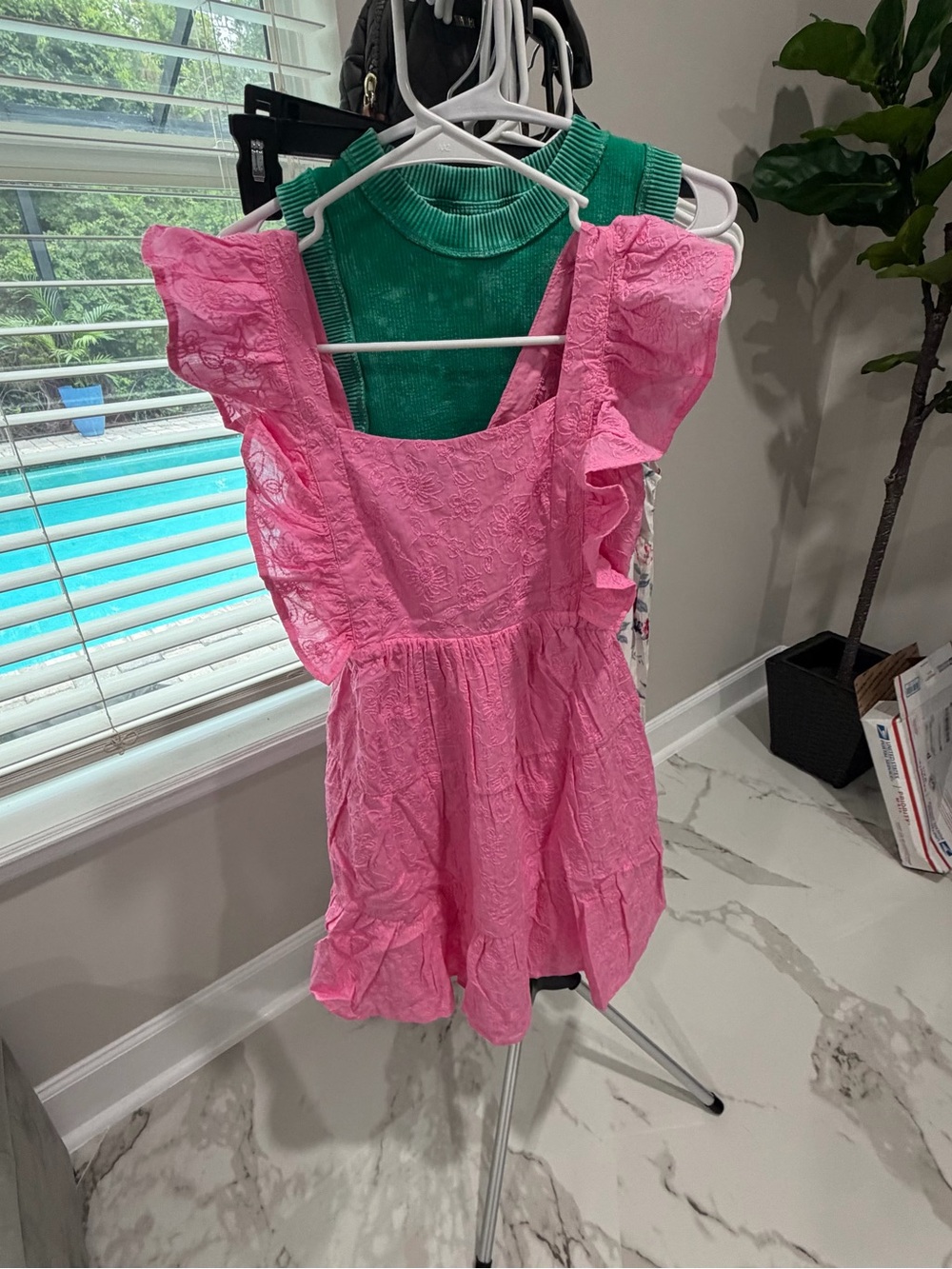 Pink Ruffle Sundress